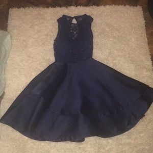 Navy Blue Homecoming/Prom Dress